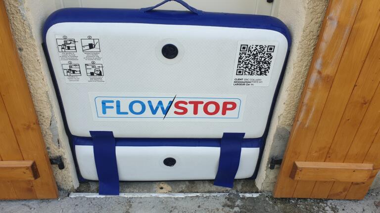 FlowStop 需安裝於有框架的開口